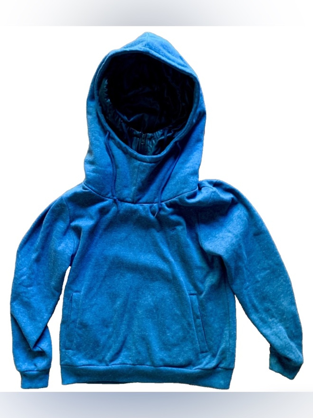 Cozy Blue Men’s Double Hooded Sweatshirt